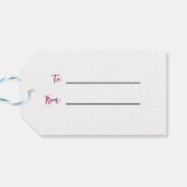 Abschlussglückwünsche Geschenkanhänger (Rückseite Horizontal)