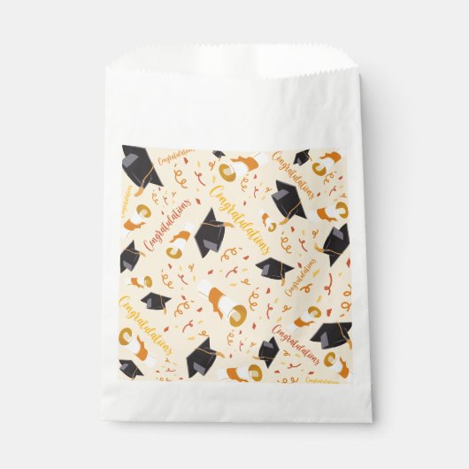 Abschlussglückwünsche Geschenktütchen (Vorderseite)