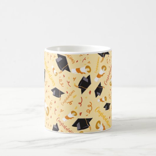 Abschlussglückwünsche Kaffeetasse (Mittel)