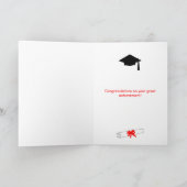 Abschlussglückwünsche Karte (Innenseite)