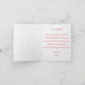 Abschlussglückwünsche Karte (Innenseite)