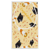 Abschlussglückwünsche Kleine Geschenktüte (Rückseite)