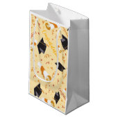 Abschlussglückwünsche Kleine Geschenktüte (Vorderseite Schrägansicht)