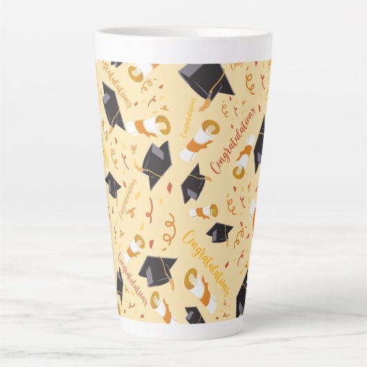 Abschlussglückwünsche Milchtasse (Vorderseite)