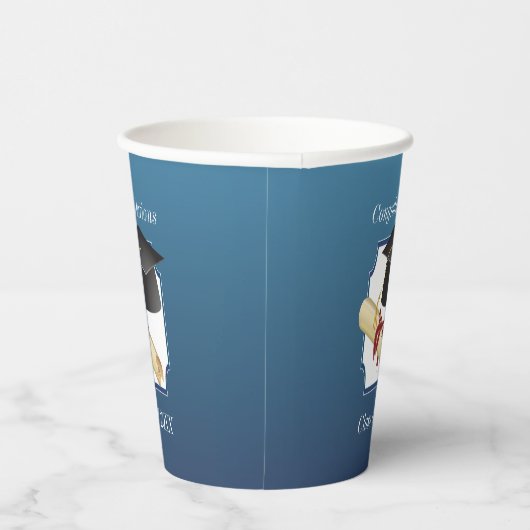 Abschlussglückwünsche Pappbecher (Rechts)