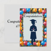 Abschlussglückwünsche Save The Date (Vorne/Hinten)