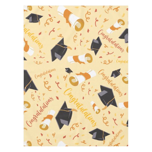 Abschlussglückwünsche Tischdecke (Vorderseite)