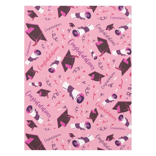 Abschlussglückwünsche Tischdecke (Vorderseite)
