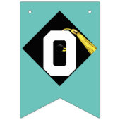 Abschlussglückwünsche Wimpelkette (Zweite Fahne)