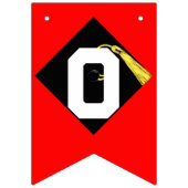 Abschlussglückwünsche Wimpelkette (Zweite Fahne)