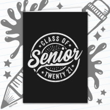 Abschlussjahr Retro Vintage Senior Klasse von 2027