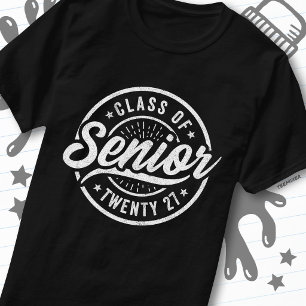 Abschlussjahr Retro Vintage Senior Klasse von 2027 T-Shirt