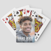 Abschlussjahr Schule oder Name des Abschlussfotos Spielkarten (Rückseite)