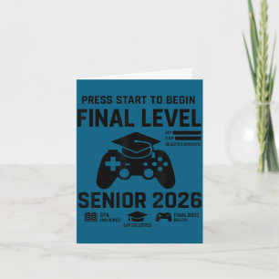 Abschlussjahrgang 2026 Abschlusslevel lustiger Gam Karte