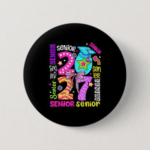 Abschlussjahrgang 2027 endlich fertig Abiturklasse Button