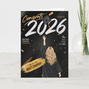Abschlusskarte 2026 für Sie Karte