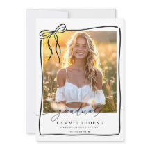 Abschlusskarte Foto Graduationsfeier Abiturkarte