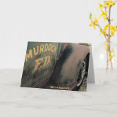 Abschlusskarte für Jungen Karte (Gelbe Blume)