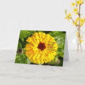 Abschlusskarte Karte (Gelbe Blume)