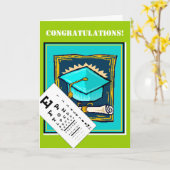 Abschlusskarte - Optometriker/Ophthalmologist Karte (Gelbe Blume)