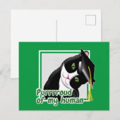 Abschlusskatze Postkarte (Vorne/Hinten)