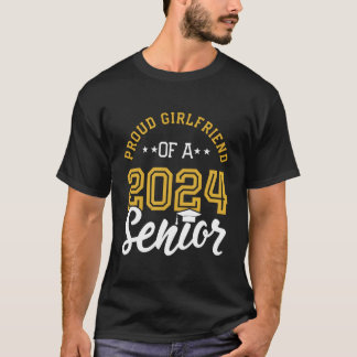 Abschlussklasse 2024 Abschluss Stolz Senior Freund T-Shirt