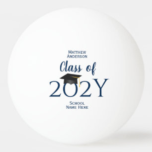 Abschlussklasse 2024 Minimalistische Typografie Ab Tischtennisball