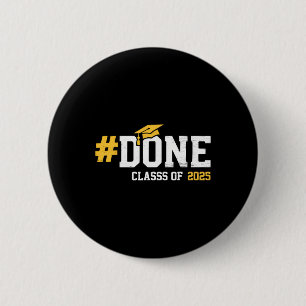 Abschlussklasse 2025 Abschluss Absolvent Vintage S Button