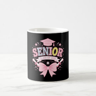Abschlussklasse 2025 Abschlussfeier Rosa Coquette- Kaffeetasse