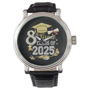 Abschlussklasse 2025 der 8. Klasse Abiturient Absc Armbanduhr