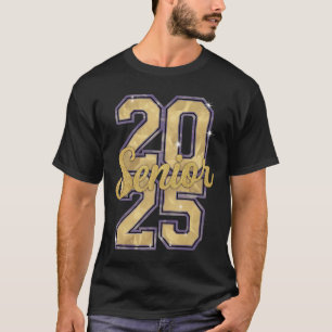 Abschlussklasse 2025 Gold-Abschluss Absolvent T-Shirt