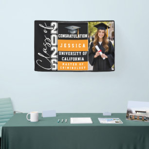 Abschlussklasse 2025 Personalisierte Abschlussfeie Banner