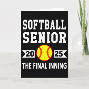 Abschlussklasse 2025 Softll Senior Night Abschluss Karte
