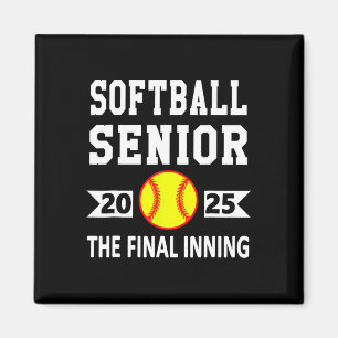 Abschlussklasse 2025 Softll Senior Night Abschluss Magnet