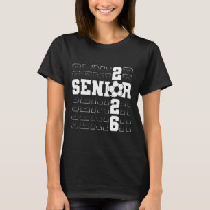 Abschlussklasse 2026 Abitur Cl Von 2026 Schule Fuß T-Shirt