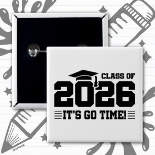 Abschlussklasse 2026 Abitur Es ist Zeit für Spaß Z Button