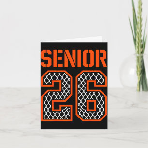 Abschlussklasse 2026 Abitur Senior 26 Basketball Karte