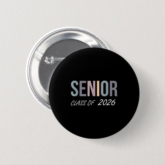 Abschlussklasse 2026 Abiturient 2026 Oberstufe Button (Vorne & Hinten)