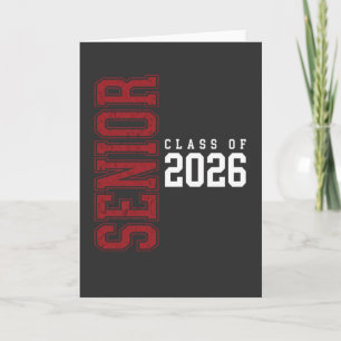 Abschlussklasse 2026 Abschiedsgeschenk für Abituri Karte