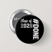 Abschlussklasse 2026 Abschluss 26 Stolzer Absolven Button (Vorne & Hinten)