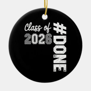 Abschlussklasse 2026 Abschluss 26 Stolzer Absolven Keramik Ornament