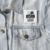 Abschlussklasse 2026 Abschluss Distressed Flagge D Button (Beispiel)
