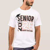 Abschlussklasse 2026 Abschlussfeier T-Shirt (Vorderseite)