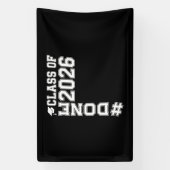 Abschlussklasse 2026 Absolvent 26 Abschluss Banner (Vertikal)