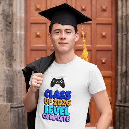 Abschlussklasse 2026-Absolvent – Level komplett T-Shirt