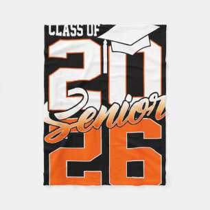 Abschlussklasse 2026 Basketballspieler Senior 2026 Fleecedecke