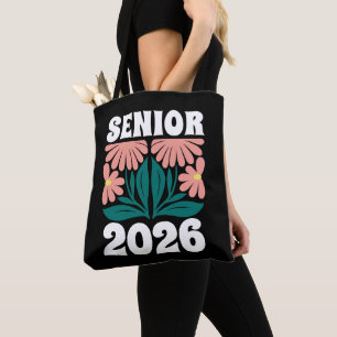 Abschlussklasse 2026 Benutzerdefinierte Retro-Blum Tasche