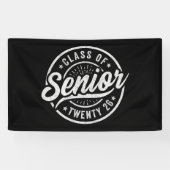 Abschlussklasse 2026 Cooles Vintage-Abzeichen Absc Banner (Horizontal)