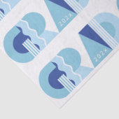 Abschlussklasse 2026 Geschenkverpackung Seidenpapi Seidenpapier (Detail)