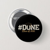 Abschlussklasse 2026 Gold Absolvent Abschluss Button (Vorne & Hinten)